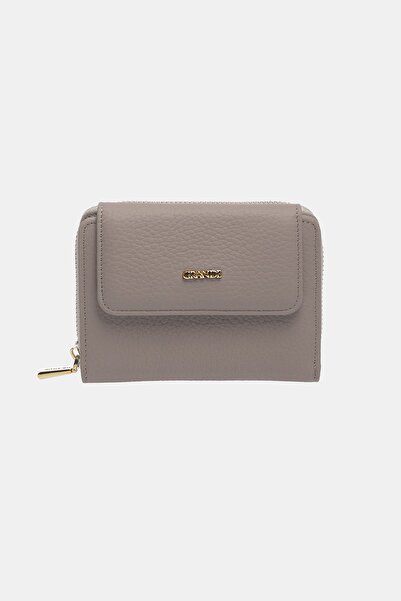 Grande 3802 Малък дамски портфейл от естествена кожа, цвят Flother Mink