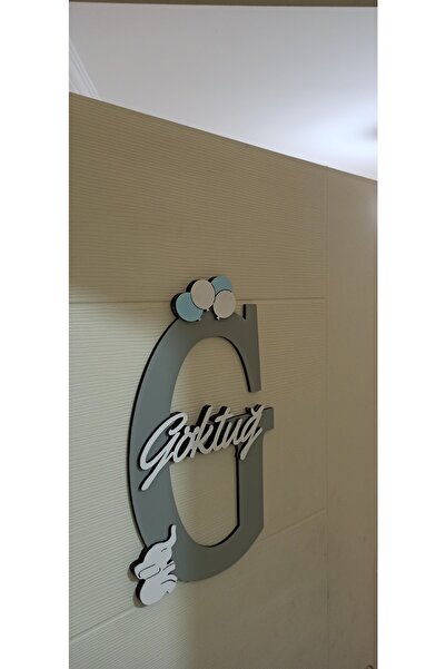 Işıklıtoplardükkanı Çocuk Ve Bebek Odası Harf Kapı Ve Duvar Süsü Pano Isimlik