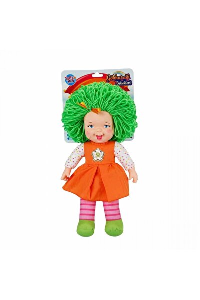 Hobimtek Gökkuşağı Bebekleri 45 Cm Lahana Saçlı Bez Bebek