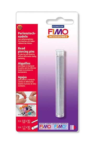 Genel Markalar 8712 20 Aksesuar Fımo® Boncuk Delici Iğne (50 Adet 0.7 Mm Ve 1...