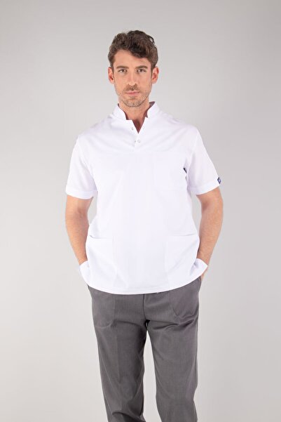 Uçak Medikal Top alb cu guler Hakim