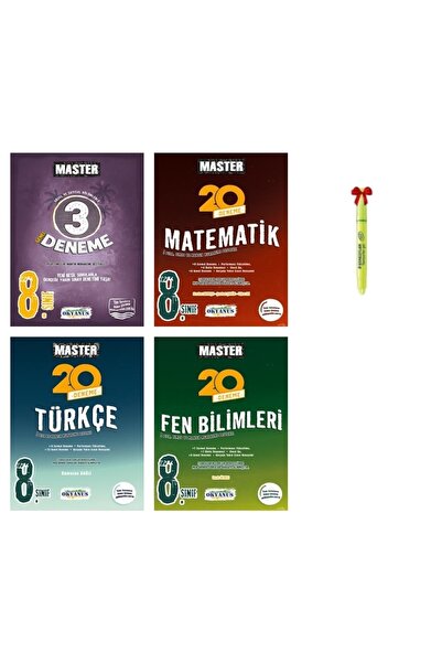 Okyanus Yayınları Lgs 8.sınıf Master 3'lü Genel Matematik Türkçe Fen Bilimler...
