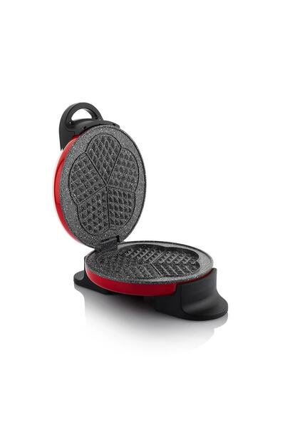 Schafer Waffle Makinesi Kırmızı Renk Waffle Makinesi