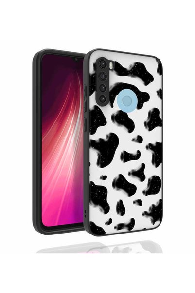 Generic Brand حافظة متوافقة مع هاتف Xiaomi Redmi Note 8، غطاء نورا لامع مع حم...