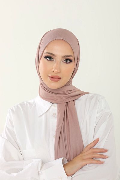Beyzak Dry Lavender Luxury Combed Cotton Shawl - Women's Hijab Jersey Hijab Lycra Shawl