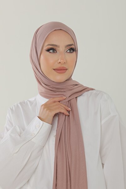 Beyzak Βαμβακερό σάλι Dry Lavender Luxury Combed - Γυναικείο σάλι Hijab Jersey Hijab Lycra