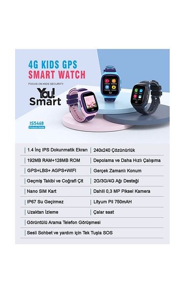You Watch ساعة يد ذكية ببطاقة Sim - Is5468lt31.m