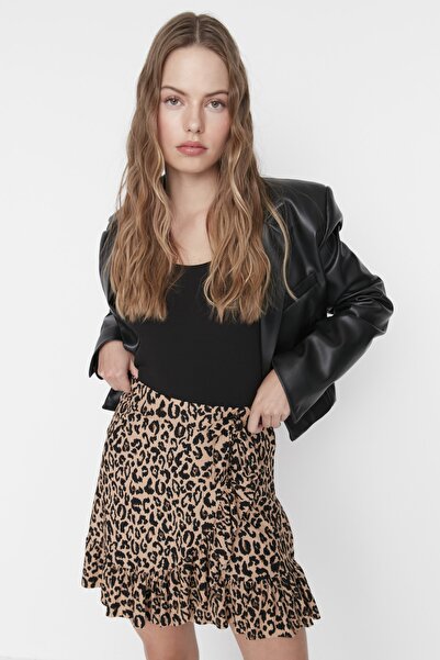 Trendyol Collection Skirt - Brown - Mini