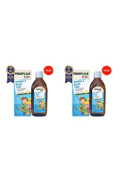 Youplus YouplusKidsOmega 3 - 150ml Syrup, 2 Pieces