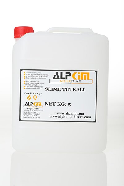 Alpkim Slime Tutkalı 5 Kg (BORAX HEDİYE)