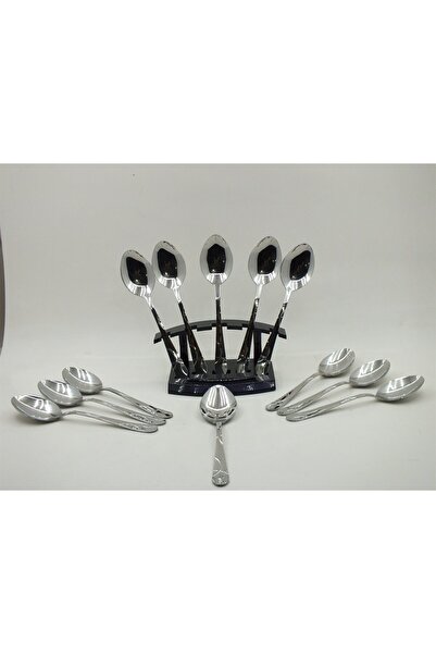 Tercan çelik ملعقة طعام تيركان لوكس أوشن 12 قطعة من الفولاذ المقاوم للصدأ