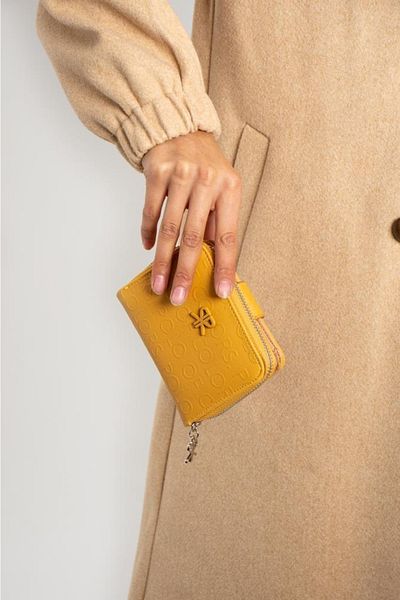 ImPolo Nora Mustard Yellow Women's Wallet 10x13 Size