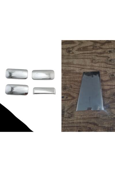 ueskrom Transit 2003-2013 Model Krom Depo Kapağı Ve Kapı Kolu Set