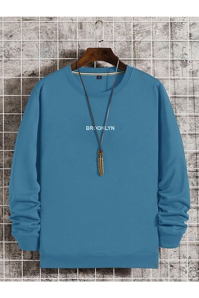 Machetta Hanorac oversize cu 3 fire cu imprimeu Brooklyn
