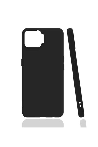 OPPO A73 Uyumlu Pürüssüz Esnek Yumuşak Tam Koruma Kılıf Siyah
