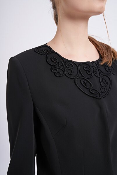 Balizza Blz-göğüste Işleme Detaylı Trençkot