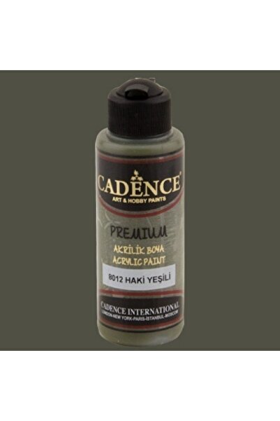 Cadence Premium Akrilik Boya 120ml Haki Yeşil 8012