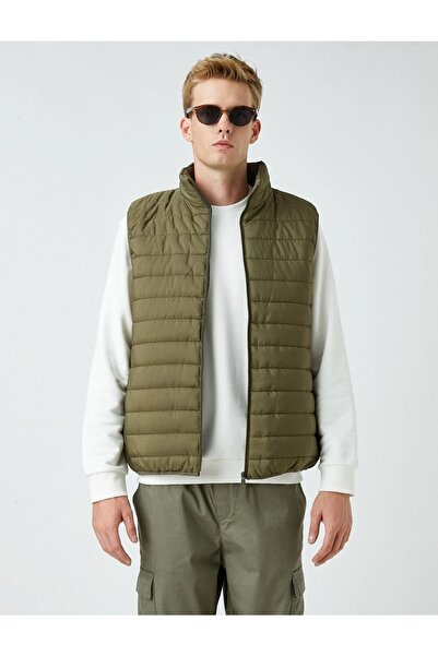 Koton Puffer Vest High Neck