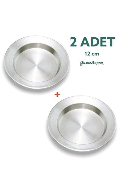 YILDIZ ARKAR Alüminyum Künefe Kadayıf Tepsisi Tabağı 2 Adet 12 Cm (18CM)
