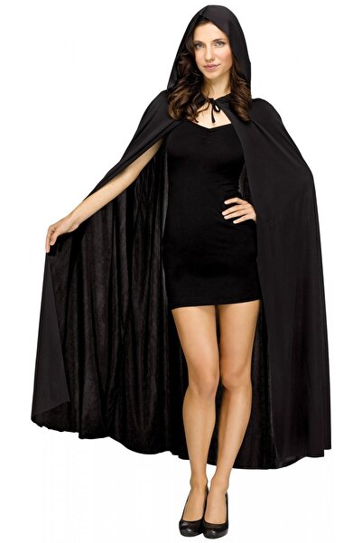 rengarenk kostüm Kapşonlu Pelerin