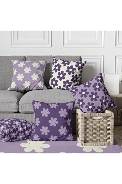 stellahomes Special Design 5-Piece Double Sided Printed Premium Throw Pillow ...