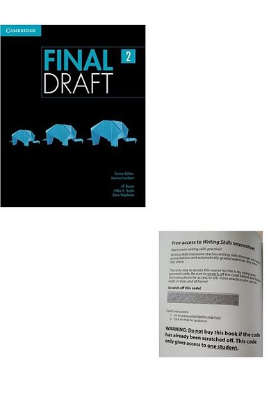 Cambridge University Press Final Draft 2 Student's Book And Writing Skills Interactive Pack