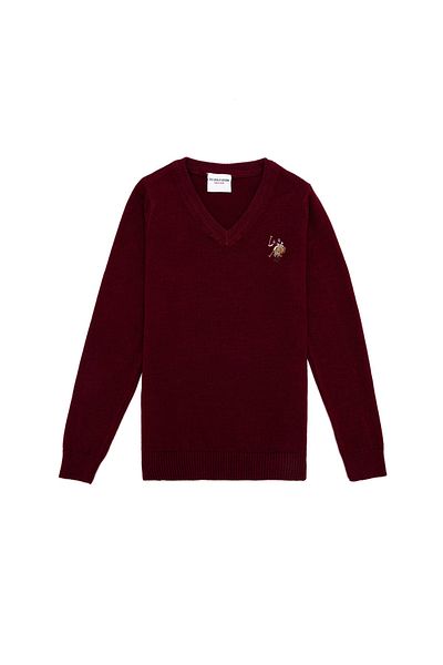 U.S. Polo Assn. Red Boy's Sweater