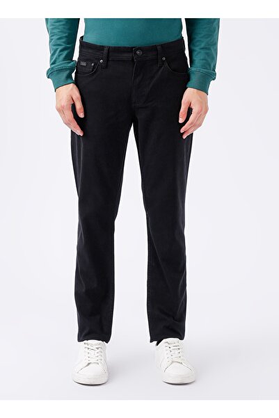 Lee Cooper Normal Waist Narrow Black Men's Chino Pants 231 Lcm221001 Jagger Porter Black