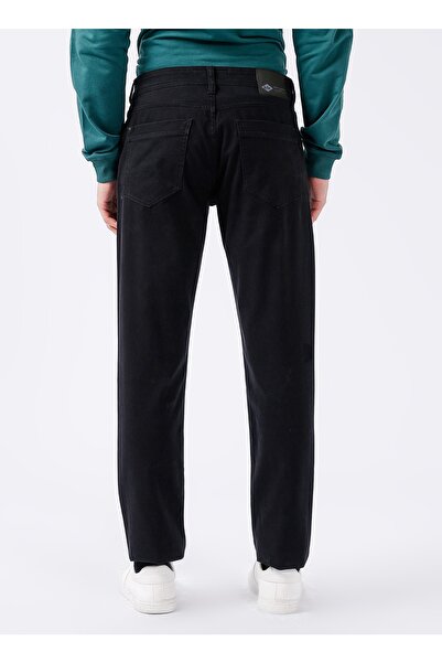 Lee Cooper Normal Waist Narrow Black Men's Chino Pants 231 Lcm221001 Jagger Porter Black