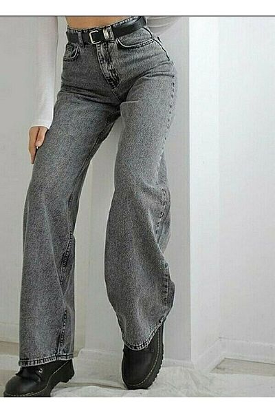DRC trend Smoked Lilac Women's Palazzo - Gold Casual Jeans, Snow Lycra