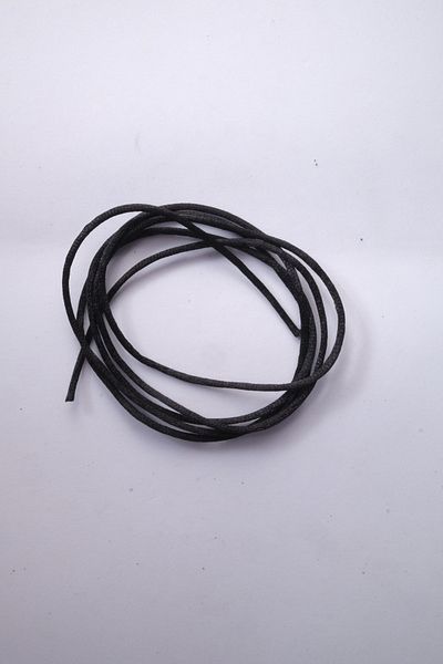 Eskişehir hobi sanat 1 Meter Black Color 2 Mm Thick Floss Thread Rat Tail Satin Thread Necklace Thread Jewelry Design Thread Bracelet Thread