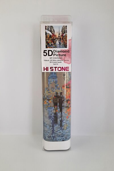 histone 5d Elmas Taş Işleme Kiti 30x40 Cm Paris Desen