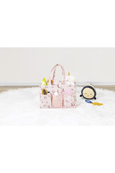 Buti Organizator de pungi de îngrijire roz 104348