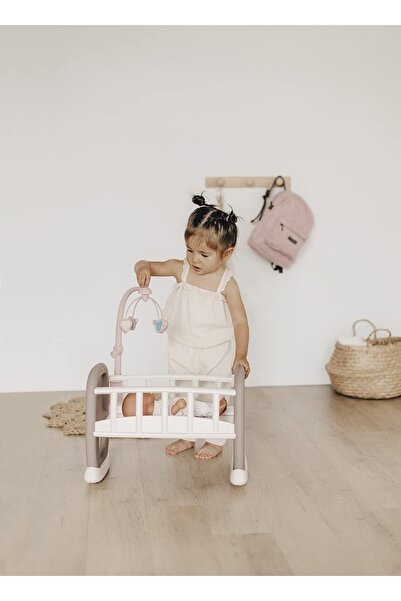 Smoby Ultra Luxury Children's Toy Crib - Baby Shaking Cradle