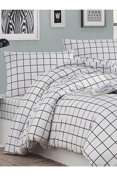 Olgun Home Set cuvertură de pilota elastică cu cearșaf Ranforce Bumbac Single...