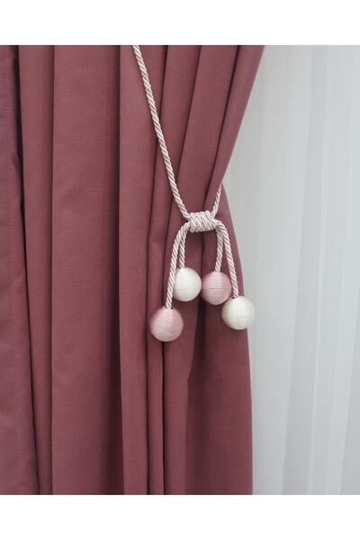 FAONN Modern Sarım 4 Toplu Braçol Kornışe Takmatik Ipli Tavan Perde Aksesuarı Halat Kruvaze Askısı