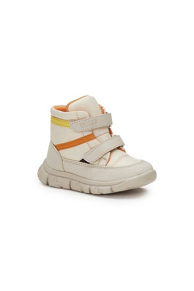Vicco Karya Bcd Unisex Kids Beige Booties Phylon Boots
