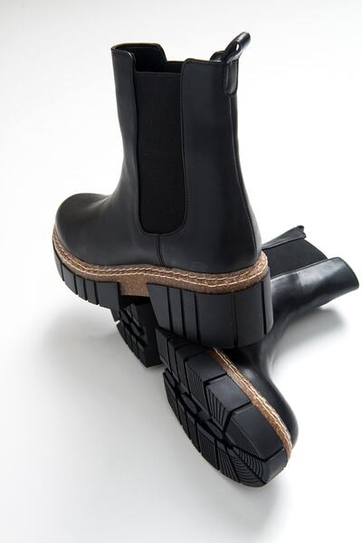 Luvi Luz Siyah Cilt Kadın Bot