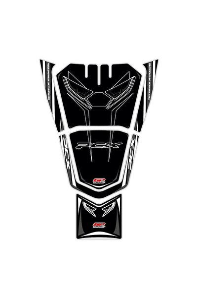 GP KOMPOZİT Honda Pcx 125 2021-2022 Uyumlu Tank Pad Siyah