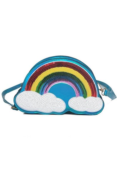 Baby DS Geantă albastră Rainbow