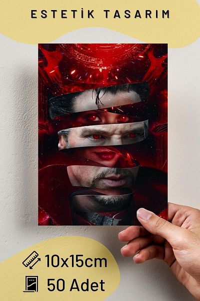Postifull Σετ κολάζ αφίσας τοίχου Marvel, αφίσα Avengers με κόκκινο θέμα, 40 τεμάχια, αυτοκόλλητη πλάτη, σε κουτί