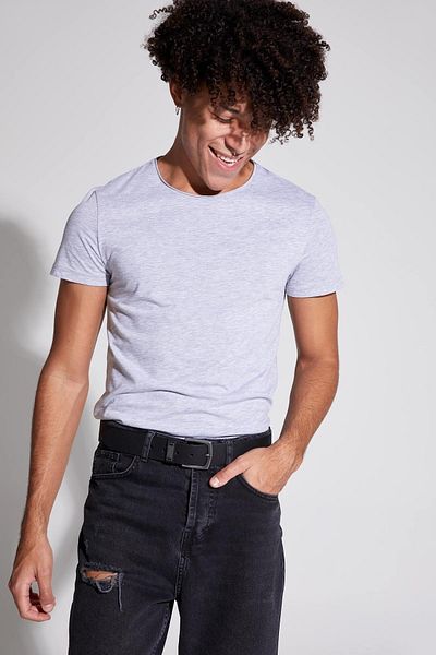 DeFacto Slim Fit Crew Neck Basic Short Sleeve T-Shirt