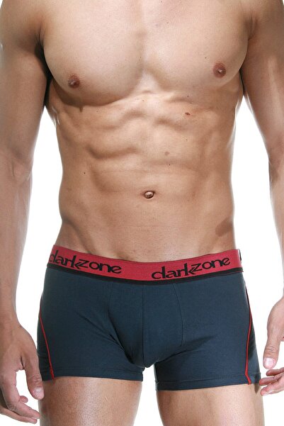 darkzone Erkek Kırmızı Yan Çizgili Antrasit Boxer