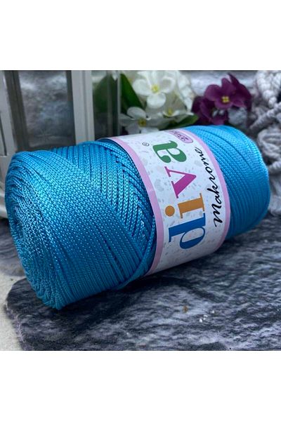 Diva İplik Πολύπι Μακραμέ 250 Γρ- 230 Μπλε