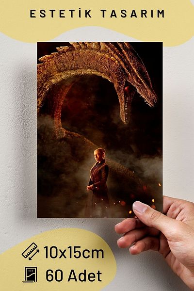 Postifull House Of Dragons 60 Piece Collage Kit - Διακόσμηση δωματίου και τοίχου
