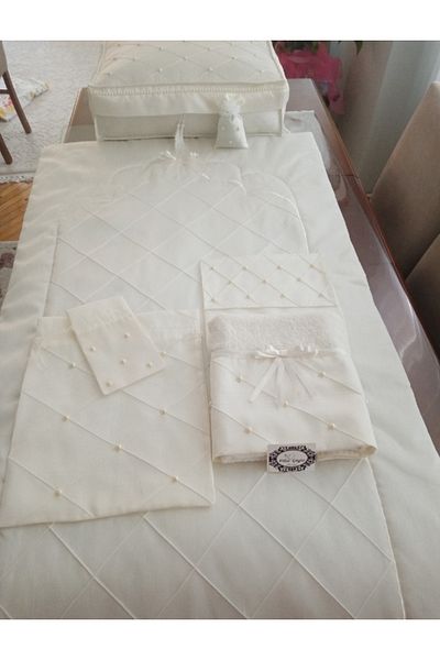 Ebrar Çeyiz Set de saci de 7 piese pentru mireasa