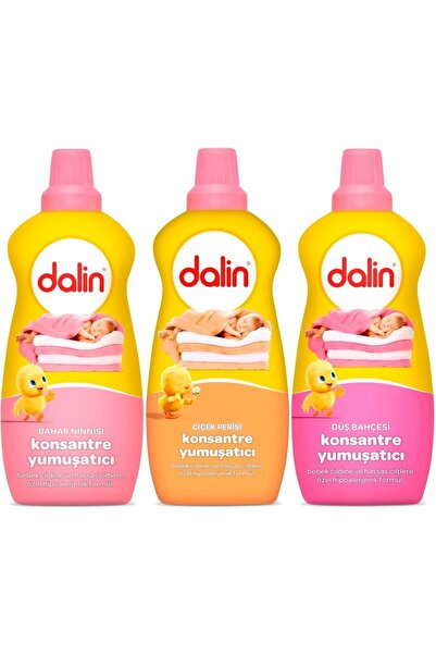 Dalin Çamaşır Yumuşatıcı Konsantre 1200ml Karma Set 3 Lü Set