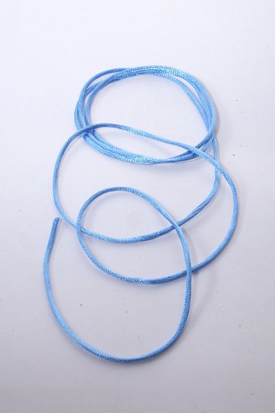 Eskişehir hobi sanat 1 Meter Pearl Blue Color 2 Mm Thick Flush Rope Rat Tail Satin Rope Necklace Jewelry Design Rope Bracelet Rope