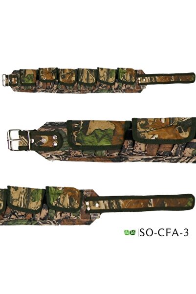 Merkezav Siber Outdoor Ağaç Desenli Kapaklı Av Fişekliği