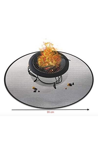 izoval Kamp Ocağı Kamp Ateşi Kamp Sobası Altı Yanmaz 3 Katlı Mat